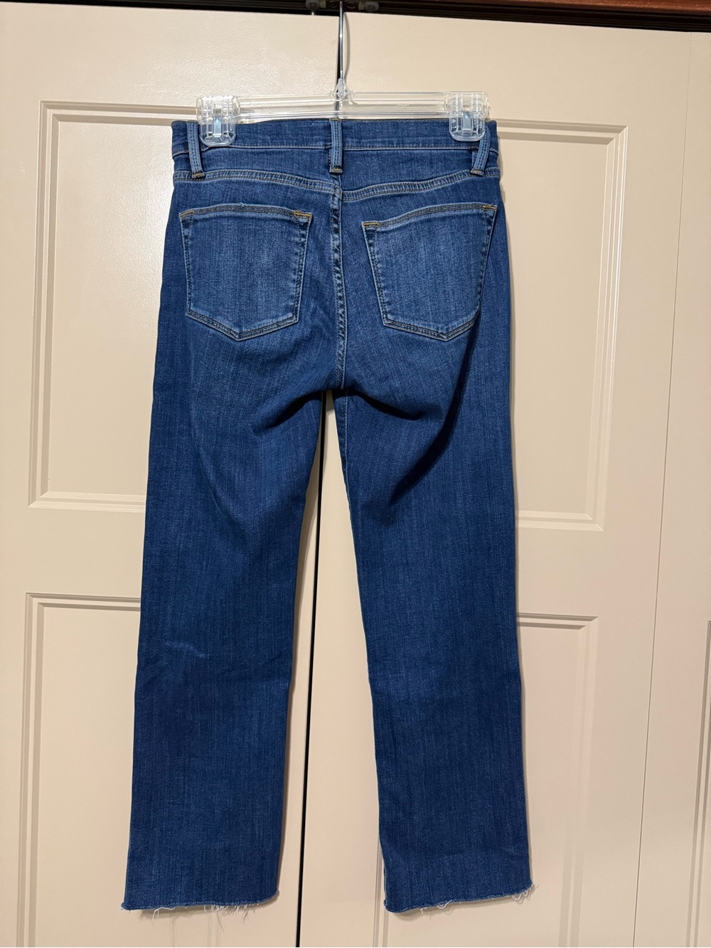Frame Denim Le High Straight Jeans Raw Hem
- Dark Blue size 25 - Picture 5 of 11